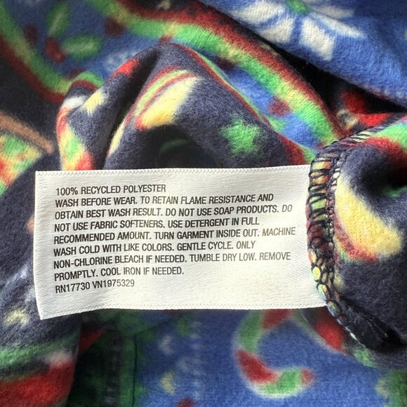 Cat & Jack Christmas-Themed Fleece Hooded Onesie Pajamas Unisex Kids Medium NWT - Picture 4 of 5